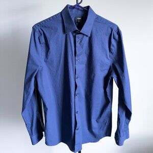 Men's Express Button Down Shirt (Blue)